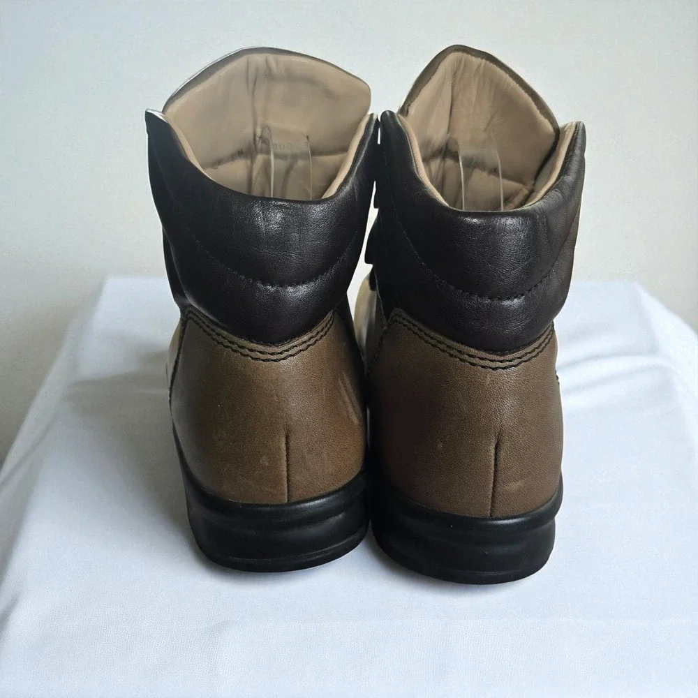 Finn‎ Comfort Germany Leather Hiking Boots Brown Mens Size UK 7.5W (US 8W)